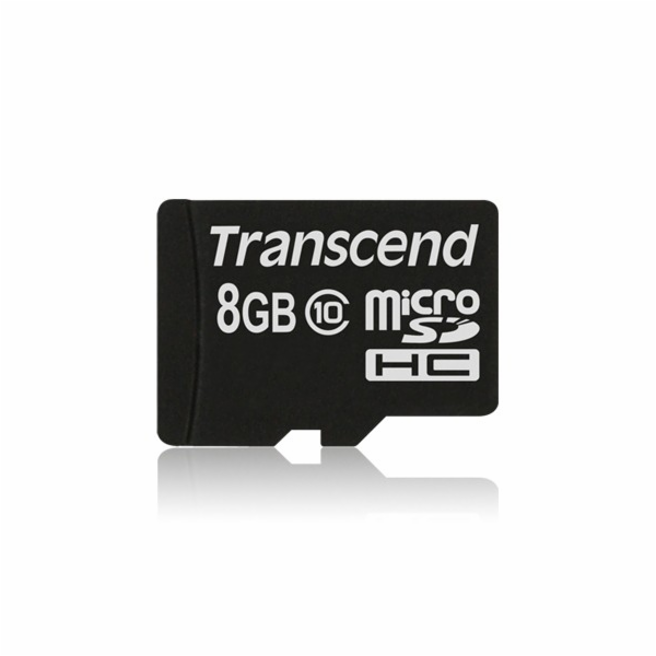 TRANSCEND MicroSDHC karta 8GB Class 10 8GB, bez adaptéru
