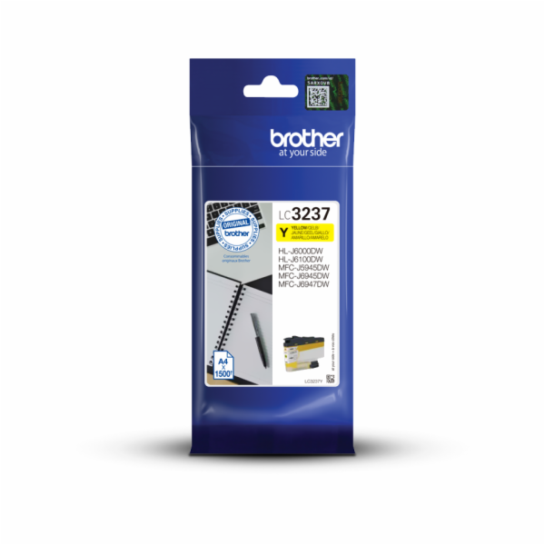 BROTHER INK LC-3237Y - yellow 1500stran - pro MFC-J5945DW...