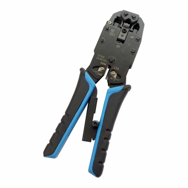 W-Star Kleště UTP RJ45/ RJ12/RJ11 PROFI s ráčnou bez ořez...