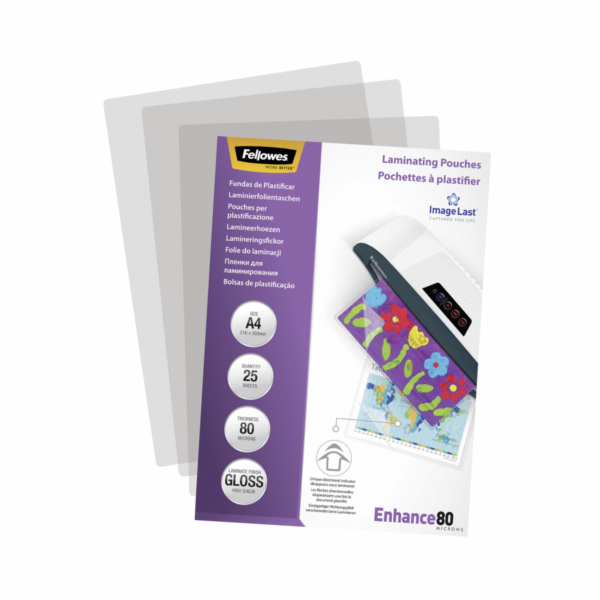 Fellowes ImageLast A4 80mic - 25 kusu