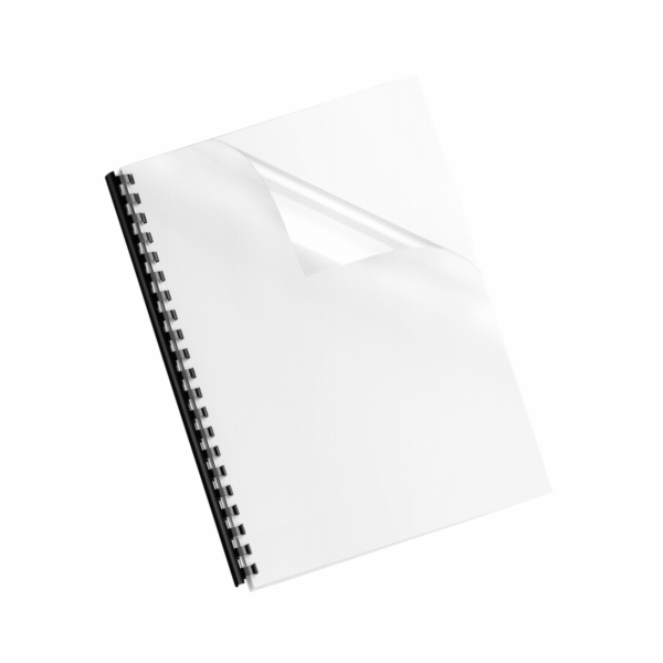 Fellowes Binding Covers A4 Clear PVC   240 Mikron