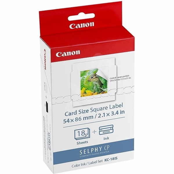 Canon KC-18 IS samolep. 50x50 mm