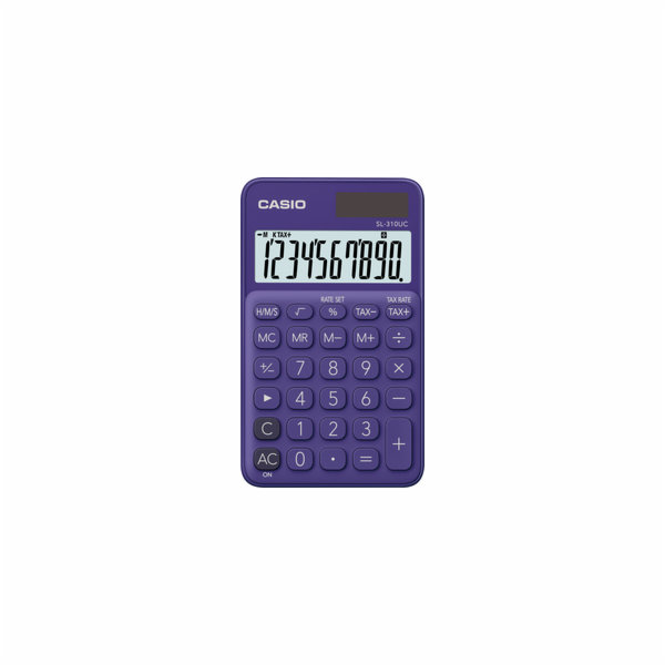 Casio SL 310 UC PL Kapesní kalkulačka, fialová