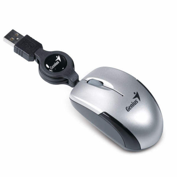 GENIUS myš MicroTraveler V2/ drátová/ 1200 dpi/ USB/ stří...