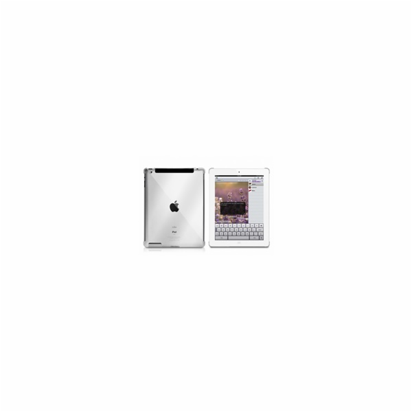Puro zadní kryt Crystal pro iPad 2/New iPad, průsvitná