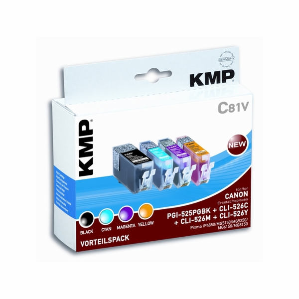 KMP C81V / PGI-525Bk CLI-526C/M/Y