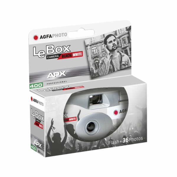 AgfaPhoto LeBox Black/White 36 jednorazovy fotoaparat
