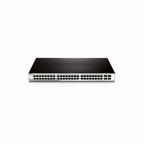 D-Link DGS-1210-52 52-port Gigabit Smart+ Switch, 48x GbE...
