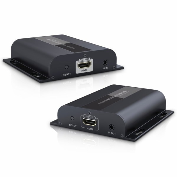 PREMIUMCORD HDMI extender na 120m přes LAN, over IP, HDBitT