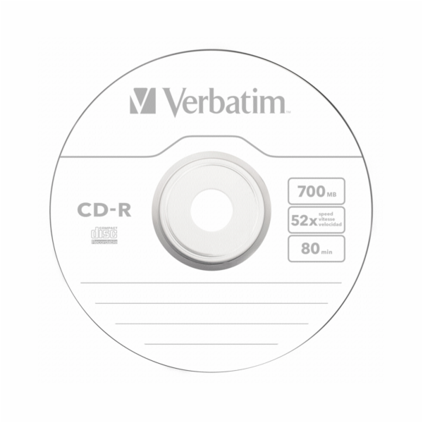 1x10 Verbatim CD-R 80 / 700MB 52x Speed Extra Protection CB