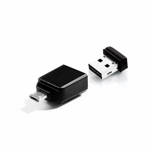 Verbatim Store n Stay Nano  16GB USB 2.0 + OTG Adapter mi...