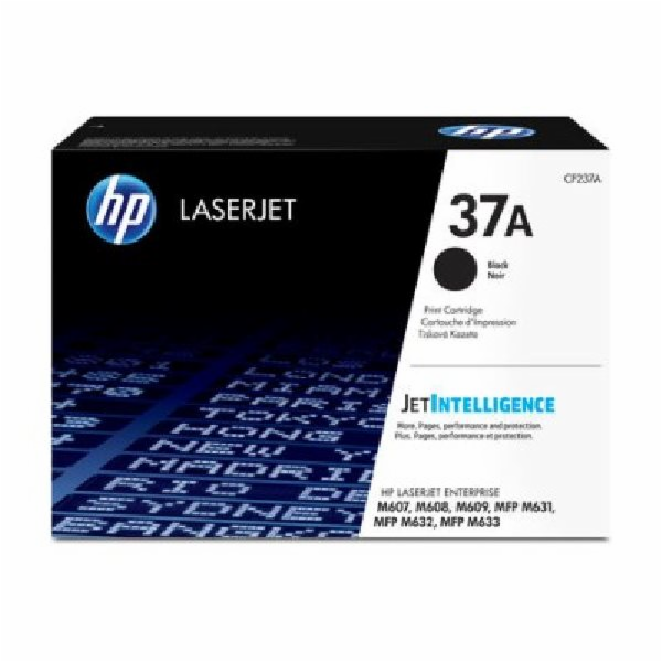 HP 37A Černá originální tonerová kazeta LaserJet