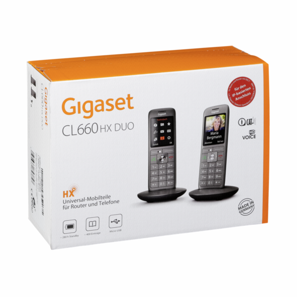 Gigaset CL660 HX Duo anthracite