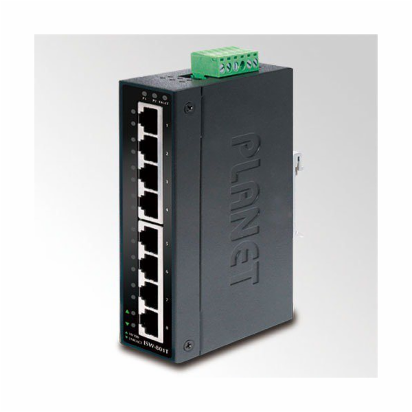 Planet ISW-801T Planet ISW-801T, 8x 10/100, DIN,IP30, roz...