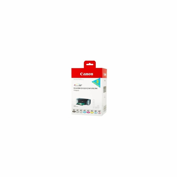 Canon CARTRIDGE CLI-42 BK/GY/LGY/C/PC/M/PM/Y MULTI-PACK 8...
