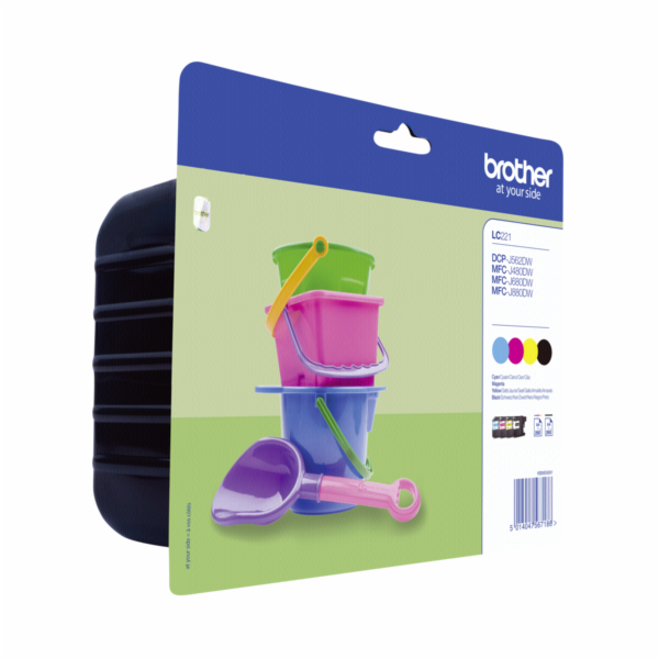Inkoust Brother Valuepack LC-221