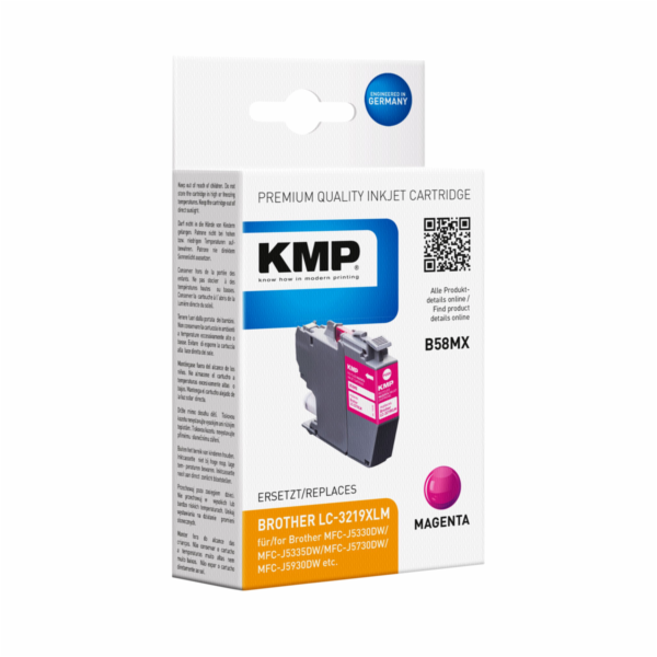 KMP B58MX cartridge magenta komp. s Brother LC-3219XLM