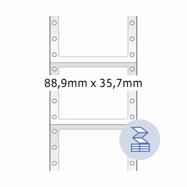 Herma Etikety na čárové kódy, bílé 88,9 x 35,7 mm 4000 ks.