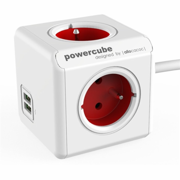 Allocacoc PowerCube napájecí prodlužovačka 1,5 m 5 AC zás...