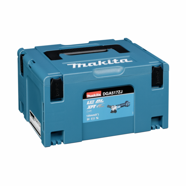 Makita DGA517ZJ aku úhlová bruska v kufru
