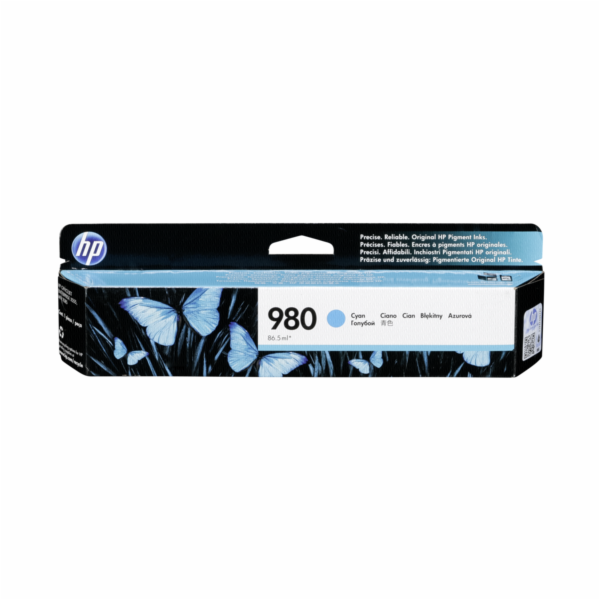 HP 980 - 86.5 ml - azurová - originální - inkoustová cart...