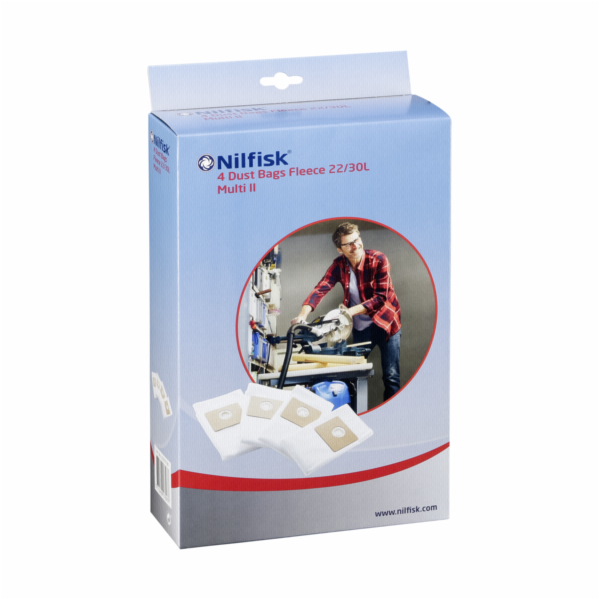 Nilfisk Multi II 22/30L, 4ks sáčky do vysavače