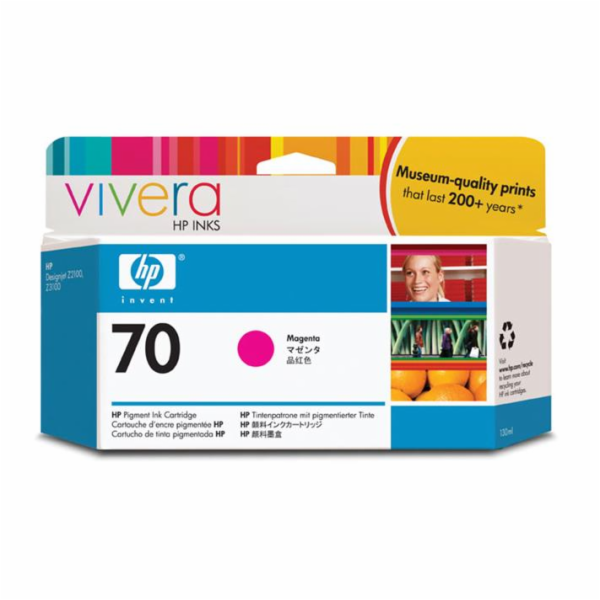 C9453A HP Magenta Ink DJ Z2100/3100 #70