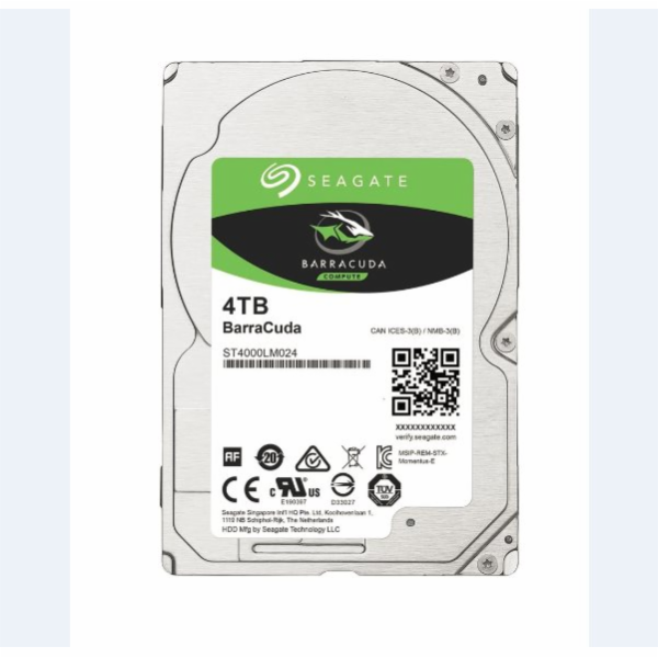 Seagate HDD BarraCuda 2.5" 4TB - 5400rpm/SATA-III/128MB