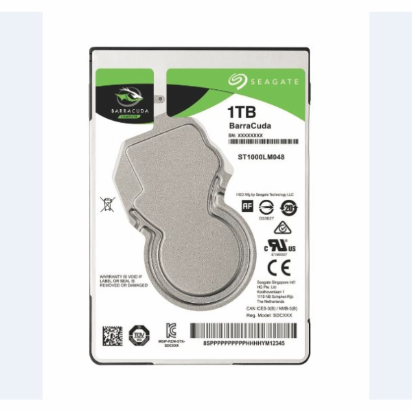 Seagate BarraCuda 1TB, ST1000LM048 HDD 2.5" 1TB, SATAIII/...