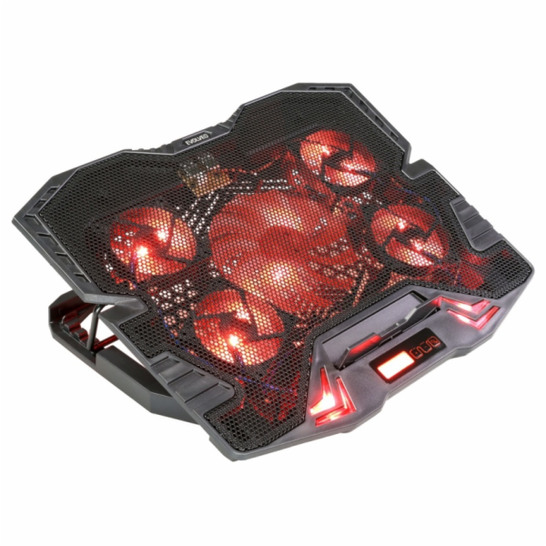 EVOLVEO Ania 5R, chladicí podstavec pro notebook, červené...