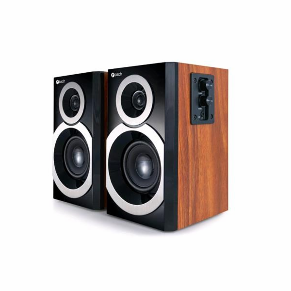 C-TECH SPK-310WD repro, 2.0, dřevěné