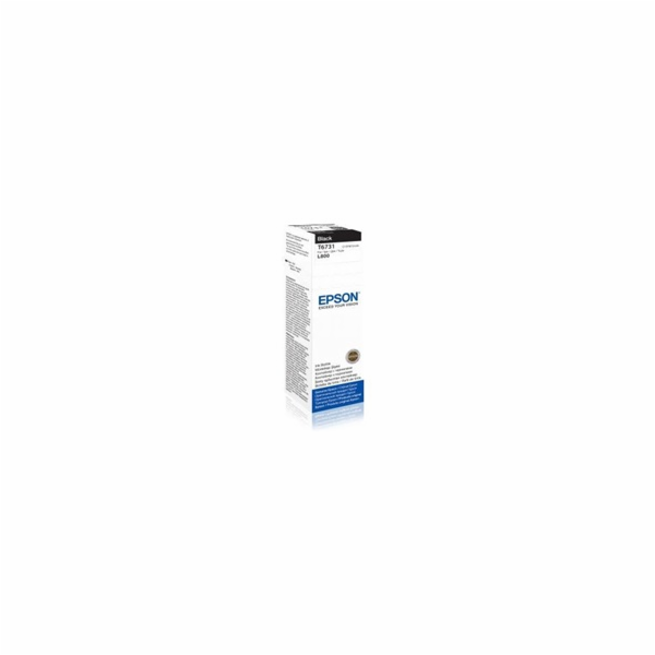 EPSON ink čer T6731 Black ink container 70ml pro L800/L1800
