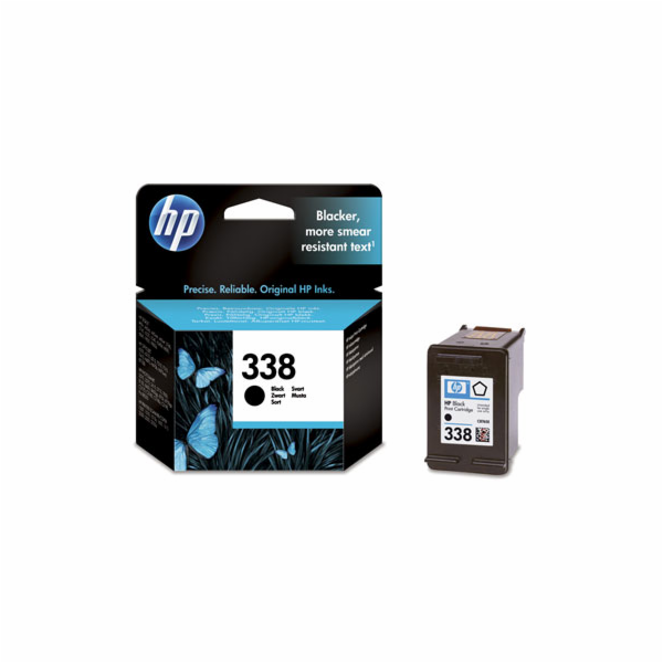 HP 338 Black Ink Cart, 11 ml, C8765EE (480 pages)