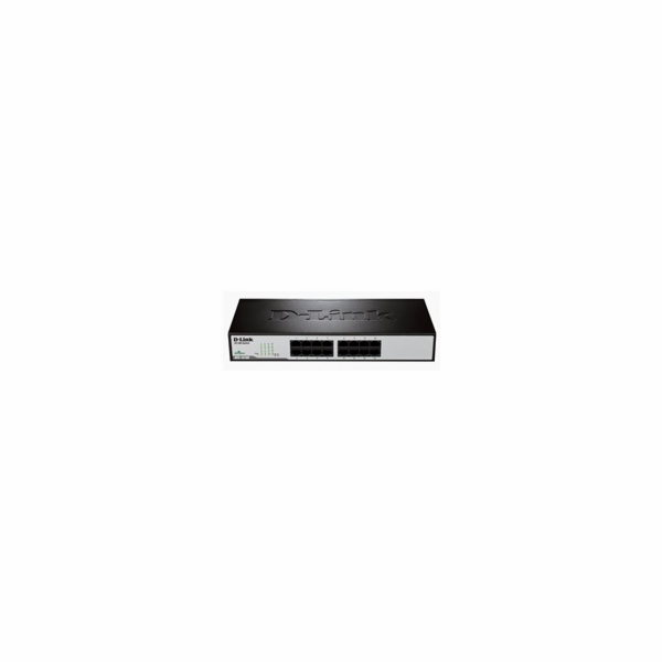 D-Link DES 1016D - Přepínač - 16 x 10/100 - desktop