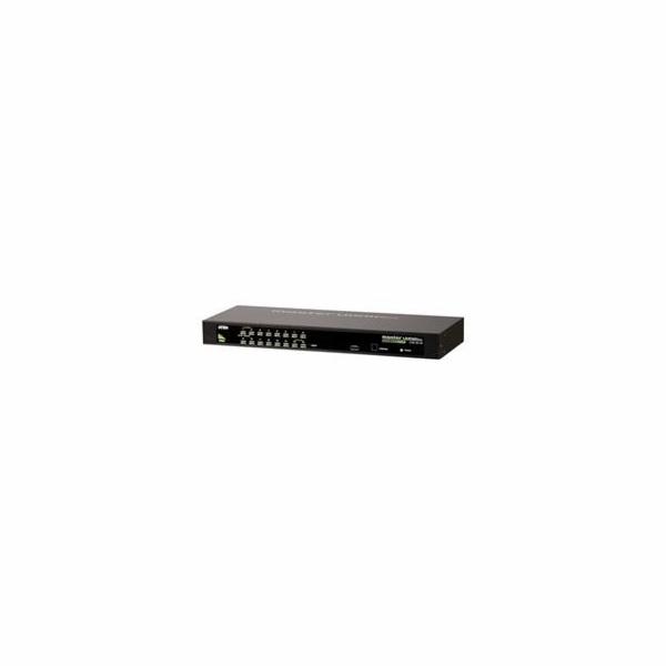 ATEN 16port KVM, PS/2+USB, OSD, rack 19",
