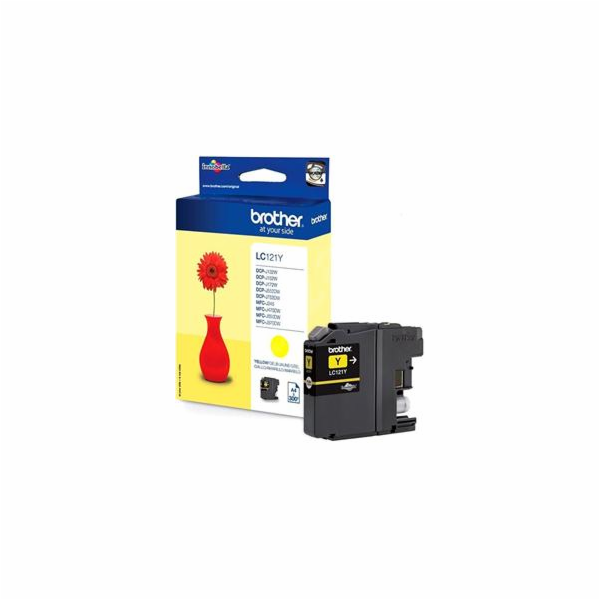 BROTHER LC121Y, yellow