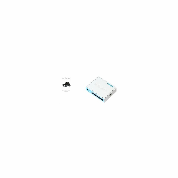 MikroTik RouterBOARD RB750Gr3 hEX/ 880 MHz/ 256 MB RAM/ 5...