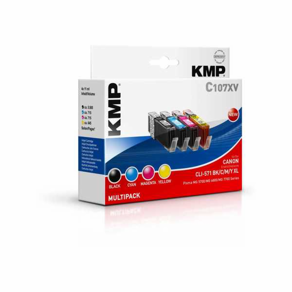 KMP C107XV (CLI-571BK/C/M/Y XL)