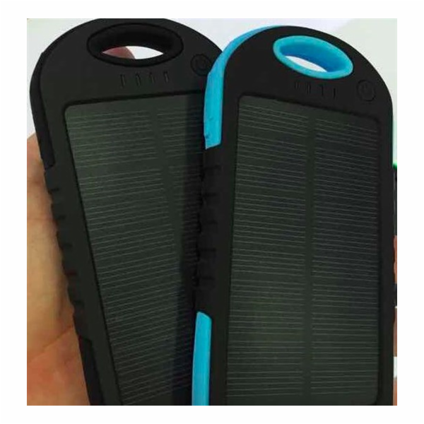 Remax Powerbank 5.000mAh, solární, černá