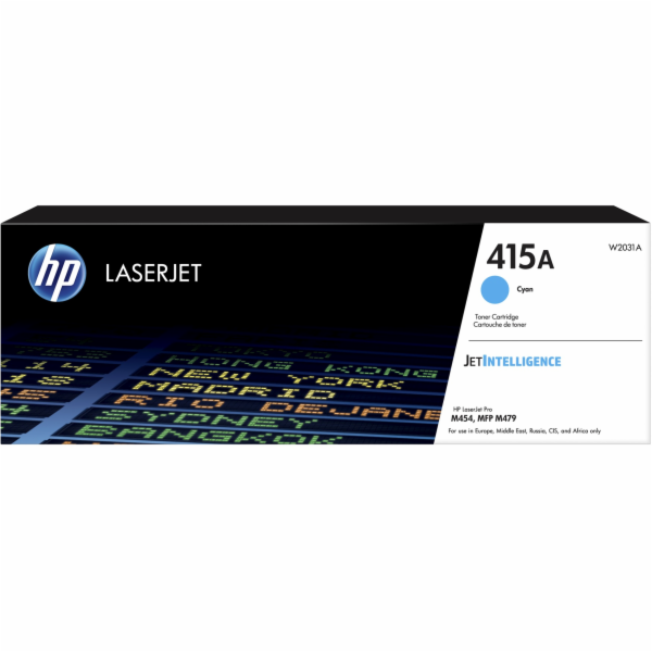 HP 415A Cyan LaserJet Toner Cartridge (2,100 pages)
