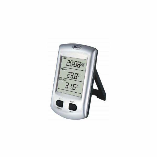 Bravo B-5053 digitální teploměr stříbrný