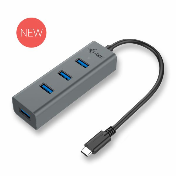 i-tec USB-C Metal 4-portový HUB