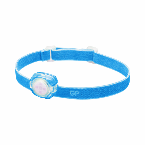 LED čelovka a světlo GP Everybody CH31, 40 lm, modrá