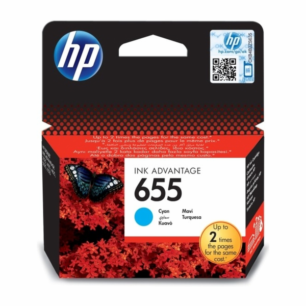 HP 655 Cyan, CZ110AE