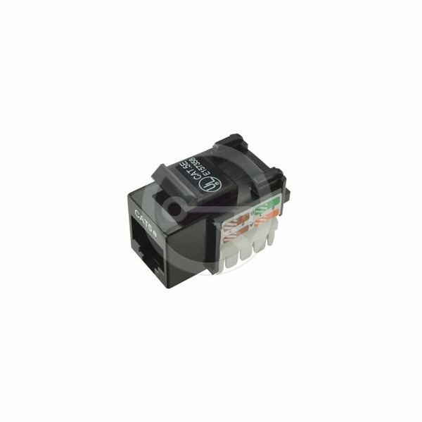 Solarix Keystone CAT5e UTP RJ45 černý SXKJ-5E-UTP-BK