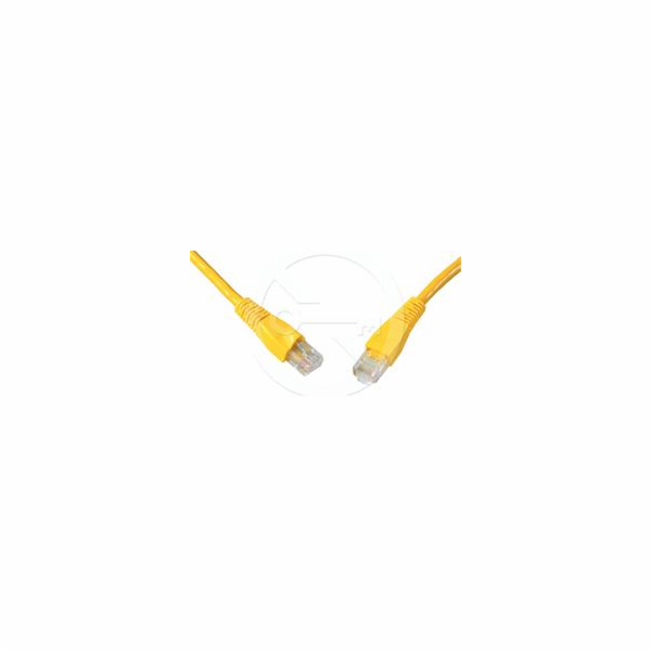 SOLARIX patch kabel CAT6 UTP PVC 3m žlutý snag proof