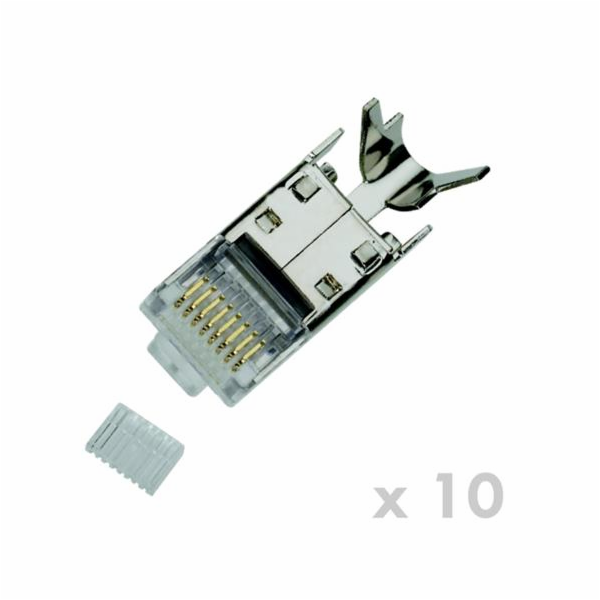 DATACOM Plug STP CAT7(6A) 8p8c- RJ45 drát (10ks)