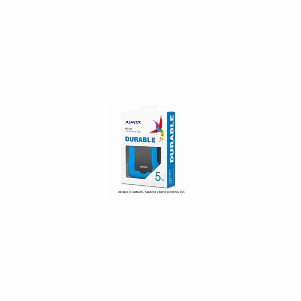 ADATA Externí HDD 5TB 2,5" USB 3.1 HD330, BLACK COLOR BOX...