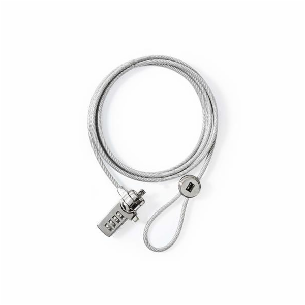 NEDIS univerzální zámek notebooku/ číselný/ kov/ stříbrný...