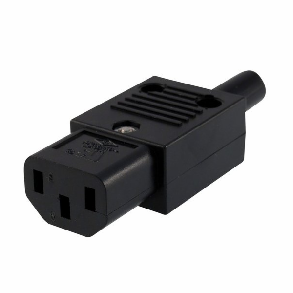 PREMIUMCORD Konektor napájecí 230V na kabel (samice, IEC ...
